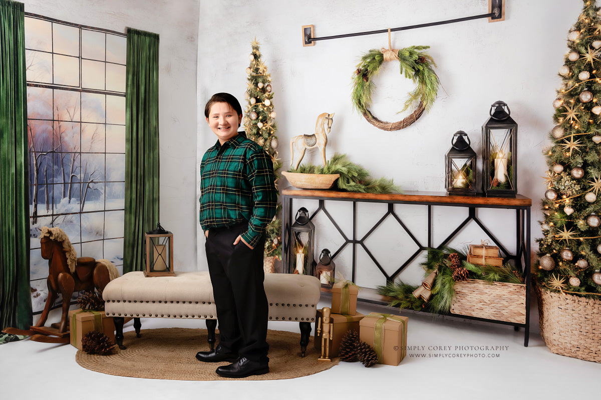 Rustic Elegance Christmas Display 2pc Room