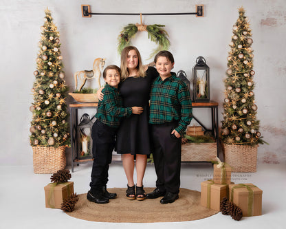 Rustic Elegance Christmas Display 2pc Room