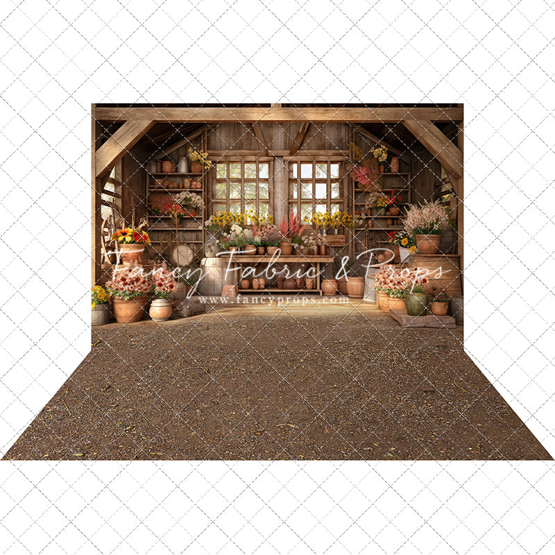 Rustic Greenhouse Blooms 2pc Set