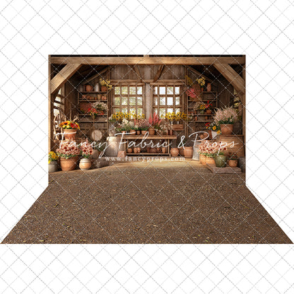Rustic Greenhouse Blooms 2pc Set