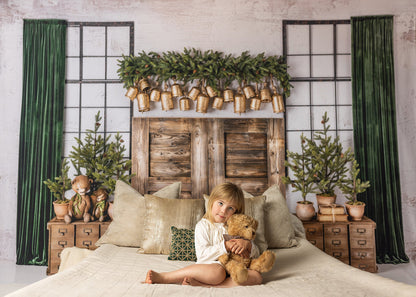 Rustic Holiday Melody Headboard