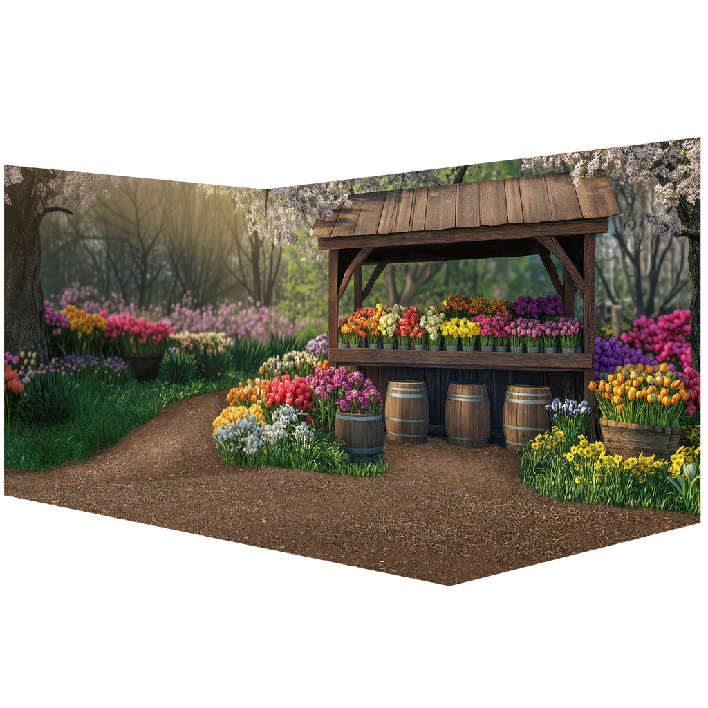 Rustic Spring Flower Stand - Room – Fancy Fabric & Props