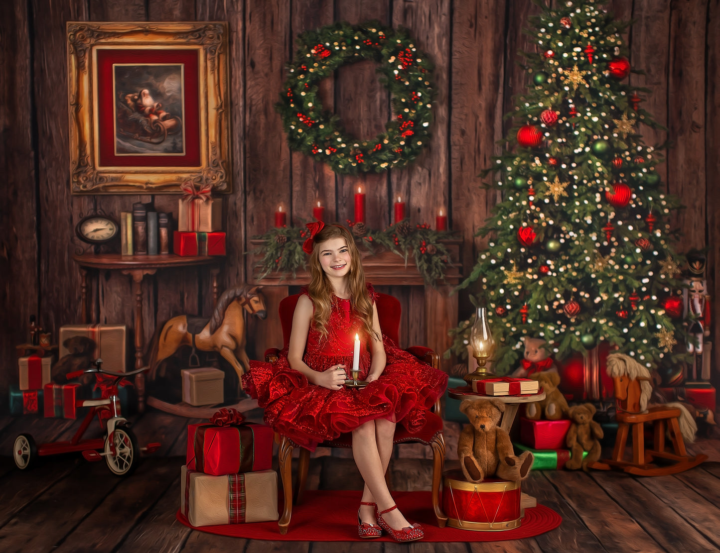 Santa's Cozy Fireplace - Room