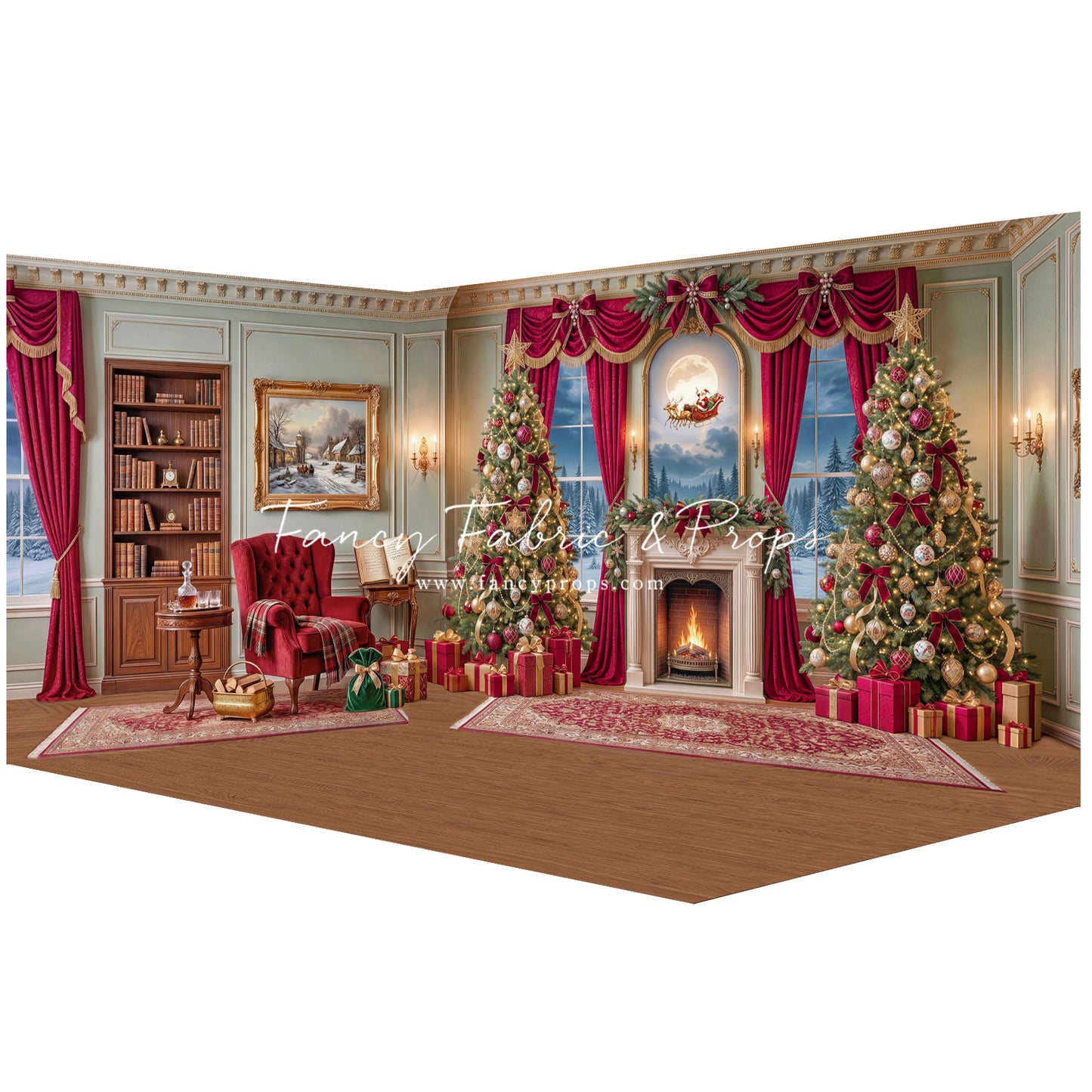 Santa's Midnight Flight - Room Set