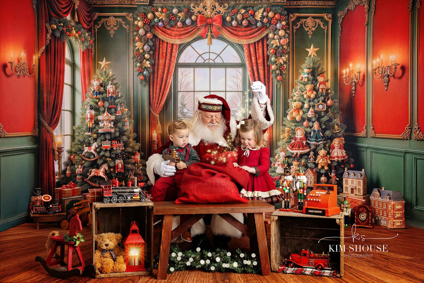 Santa's Storybook Room - with Sweep Option
