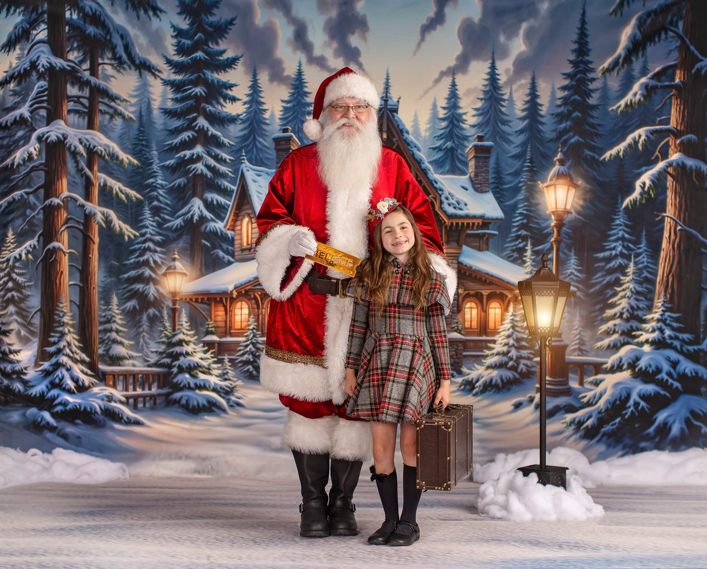 Santa's Village Entrance - With Sweep Option