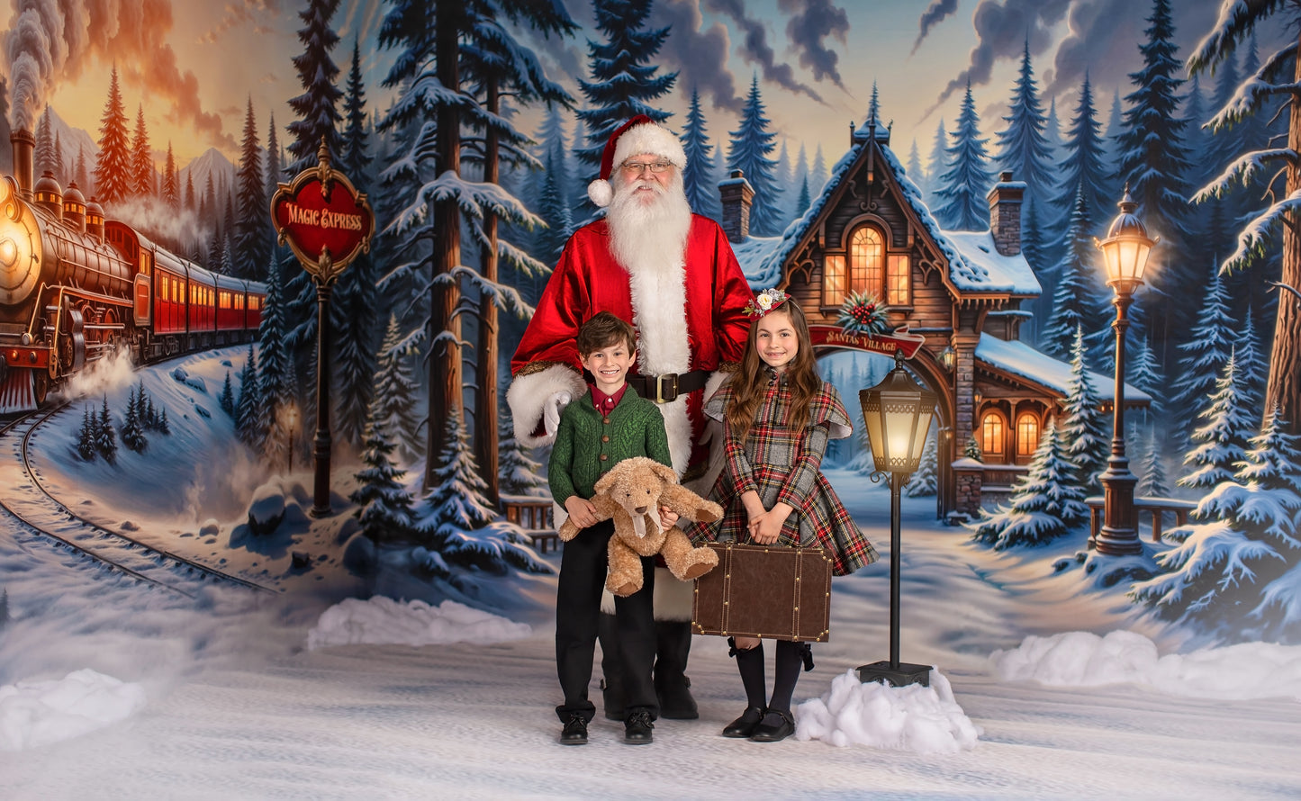 Santa's Village Entrance - With Sweep Option