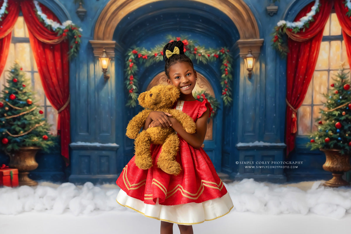 Sapphire Holiday Elegance - With Sweep Option