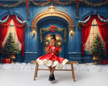 Sapphire Holiday Elegance - With Sweep Option