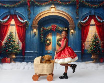 Sapphire Holiday Elegance - With Sweep Option