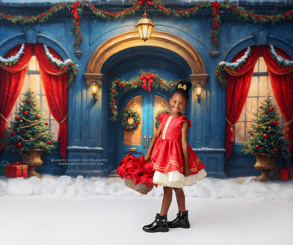 Sapphire Holiday Elegance - With Sweep Option