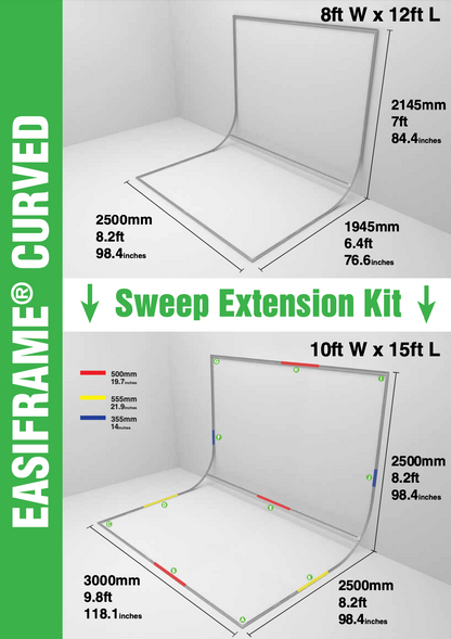 Easiframe Backdrop Sweep System
