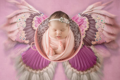 Shimmering Bronzed Feathers - Petite