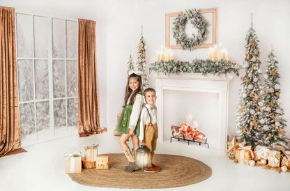 Simple Christmas Mantle 2pc Room