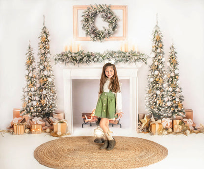 Simple Christmas Mantle 2pc Room