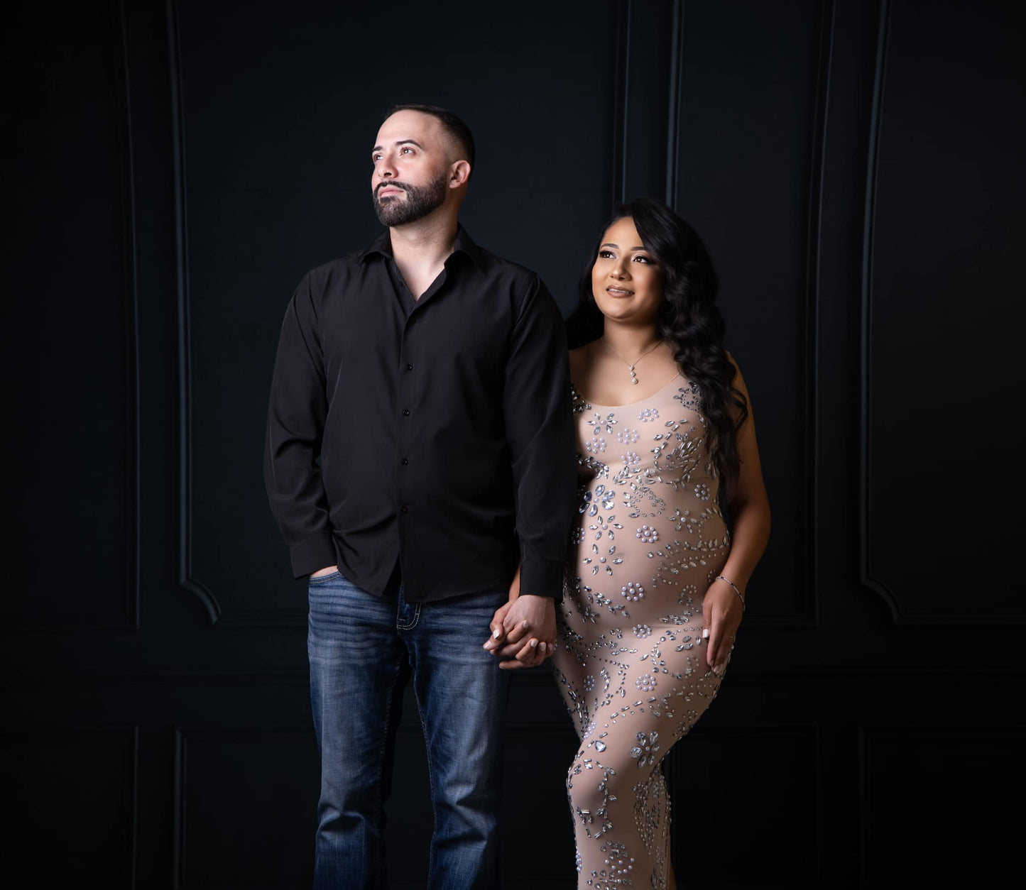 Simple Matte Black Wall