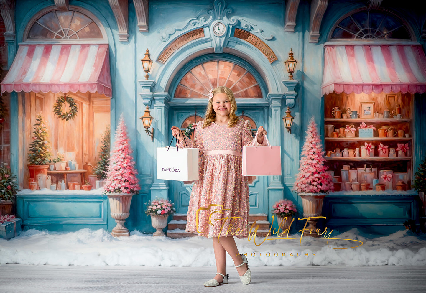 Snow-Kissed Winter Market - With Sweep Option