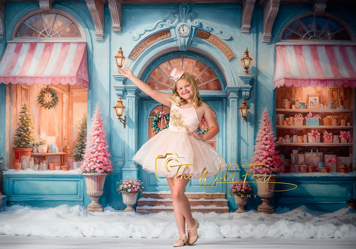 Snow-Kissed Winter Market - With Sweep Option