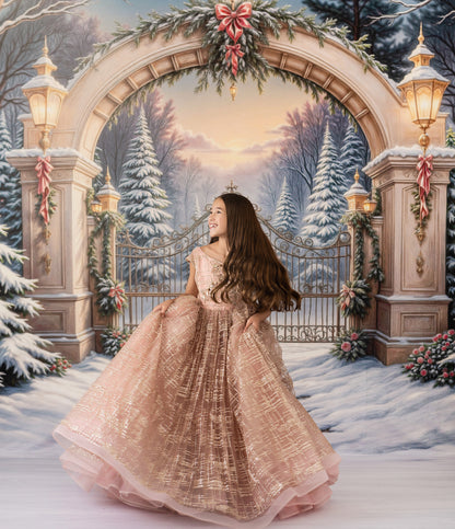 Snowfall At The Estate - with Sweep Option