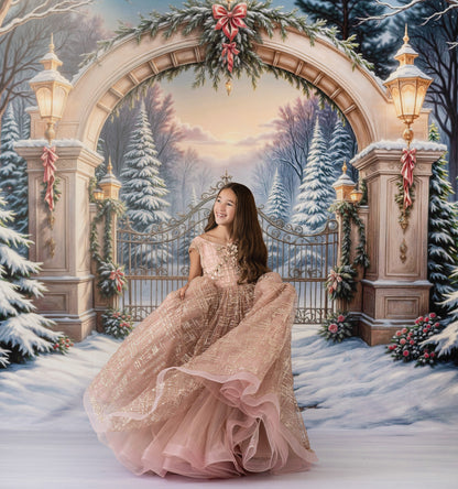 Snowfall At The Estate - with Sweep Option