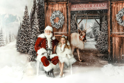 Snowy Mountain Reindeer Farm - With Reindeer