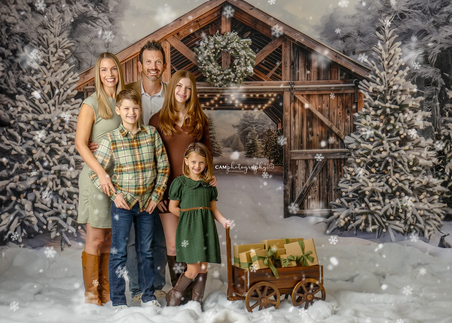 Snowy Mountain Tree Farm - with Sweep Option