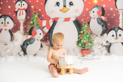 Snowy Penguin Friends