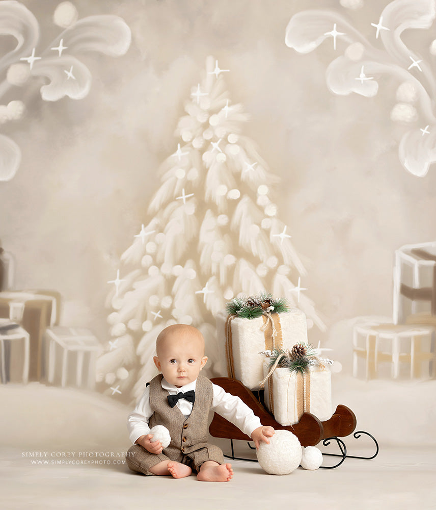 Snowy Shimmer - with Sweep Option