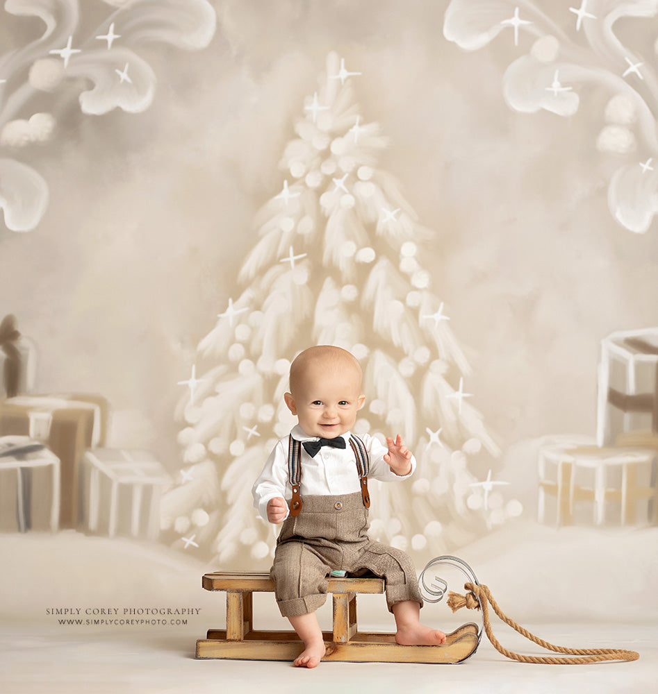 Snowy Shimmer - with Sweep Option