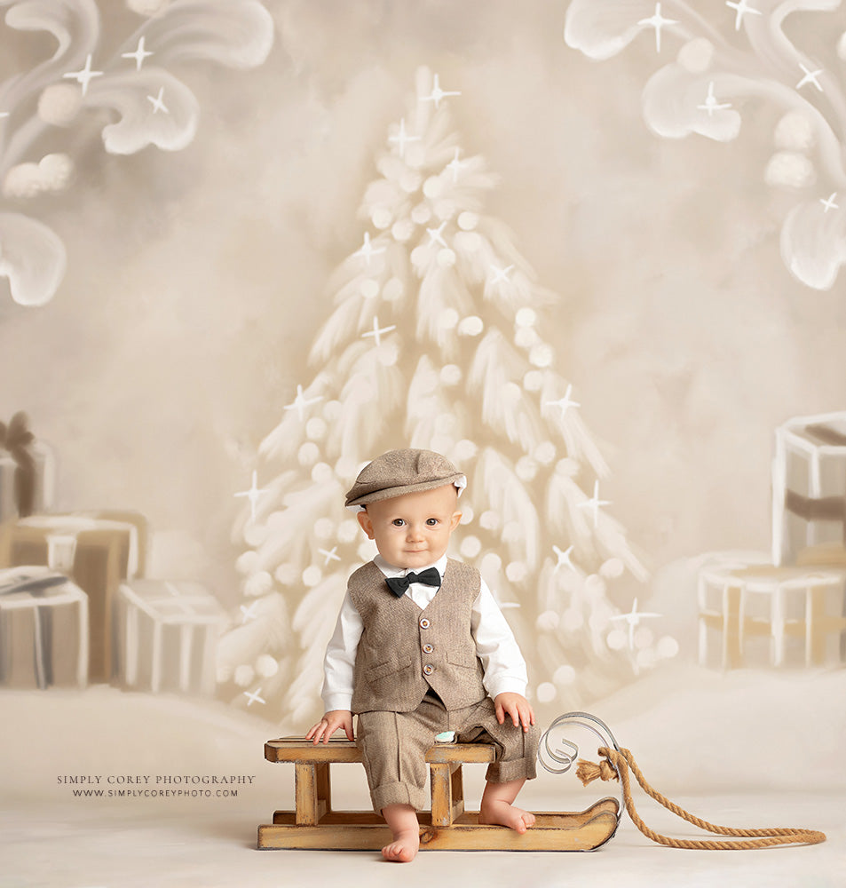 Snowy Shimmer - with Sweep Option