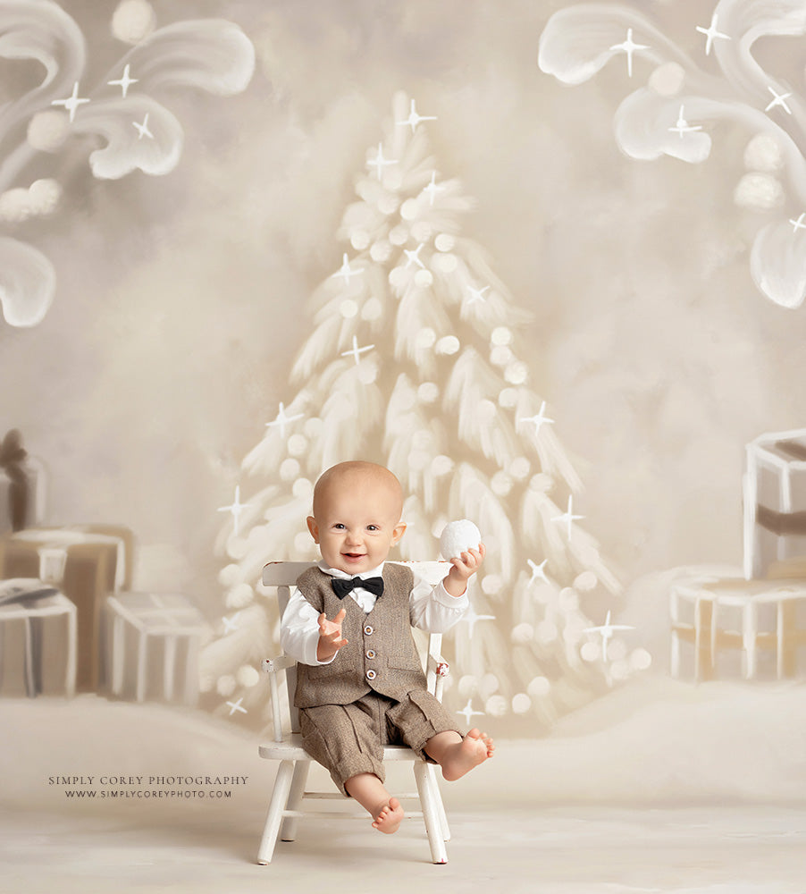 Snowy Shimmer - with Sweep Option