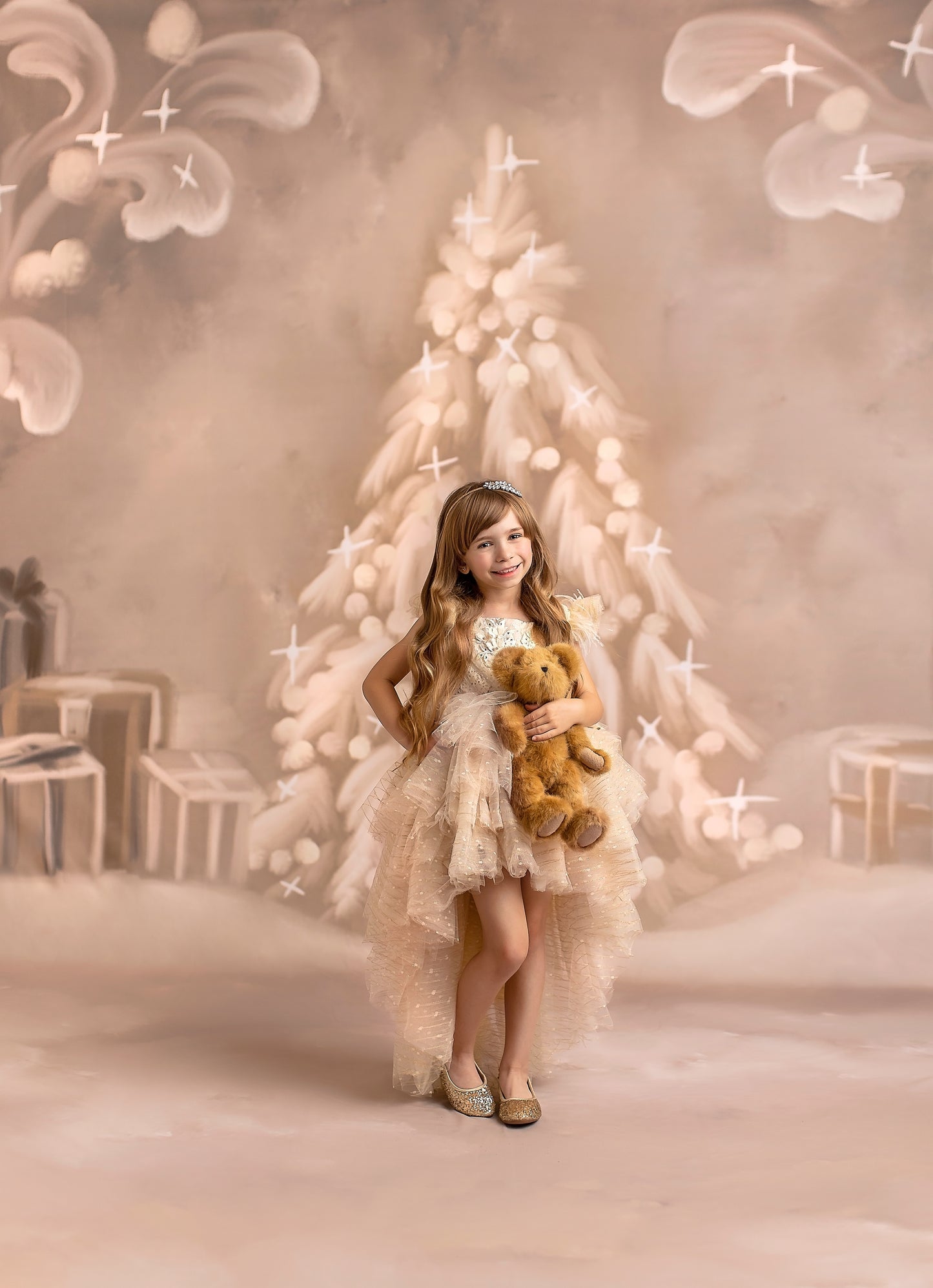 Snowy Shimmer - with Sweep Option