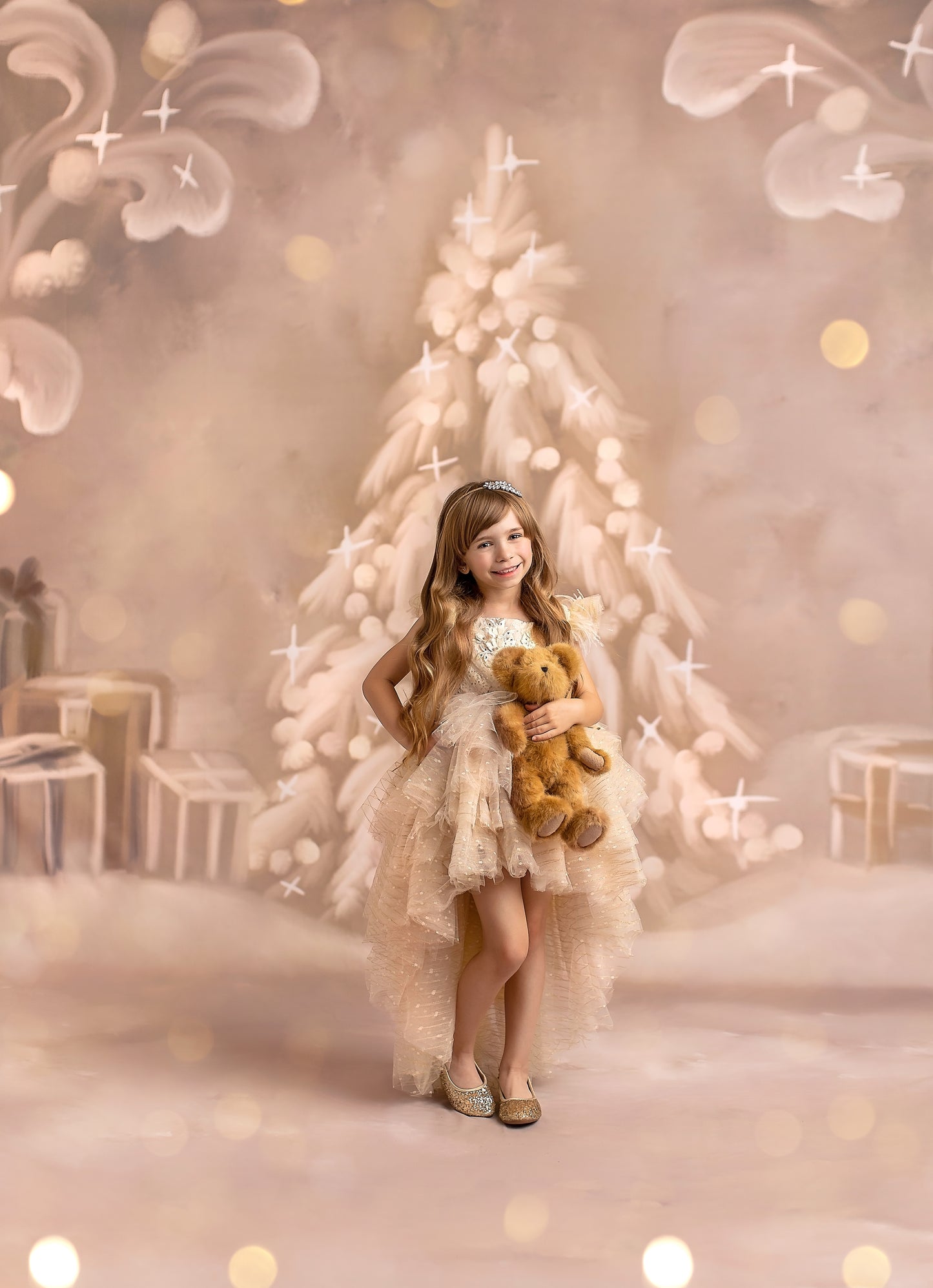 Snowy Shimmer - with Sweep Option