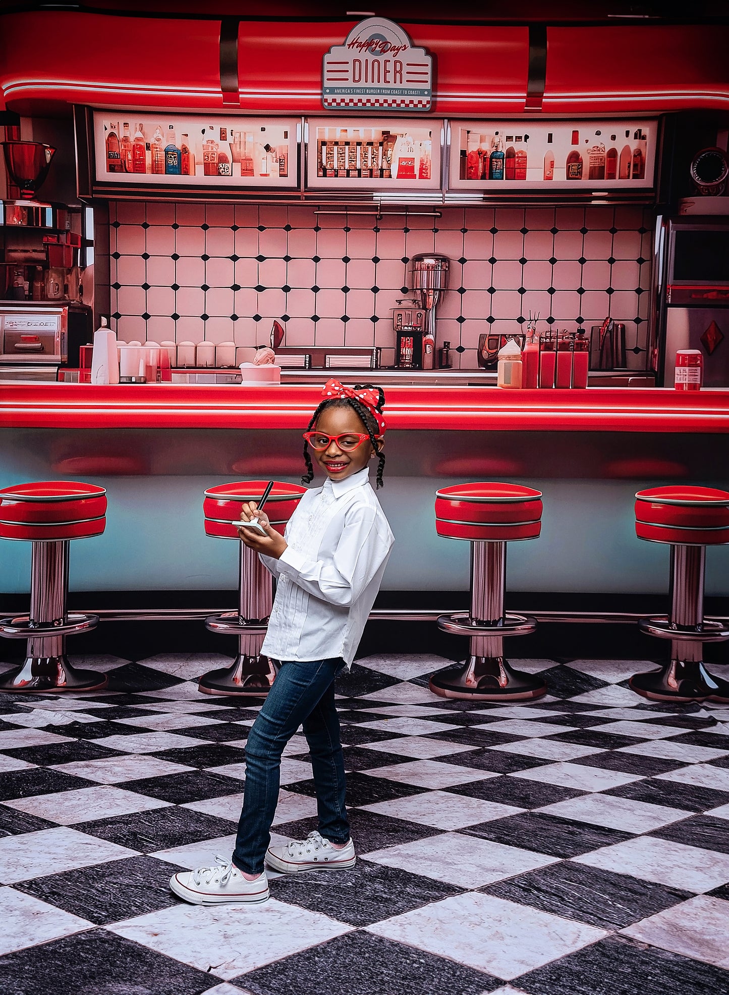 Soda Pop & Sock Hop Diner - With Sweep Option