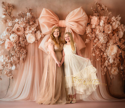 Soft Bow & Tulle - With Sweep Option