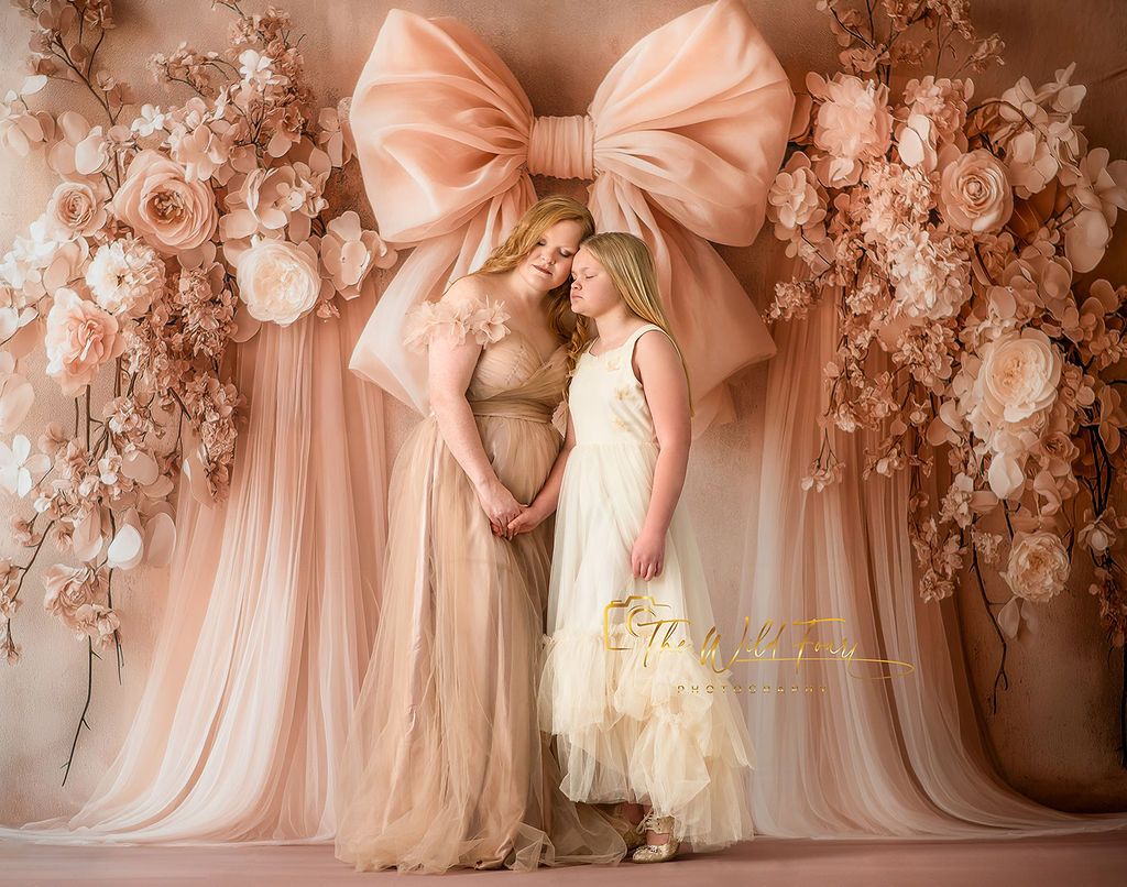 Soft Bow & Tulle - With Sweep Option