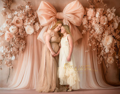 Soft Bow & Tulle - With Sweep Option