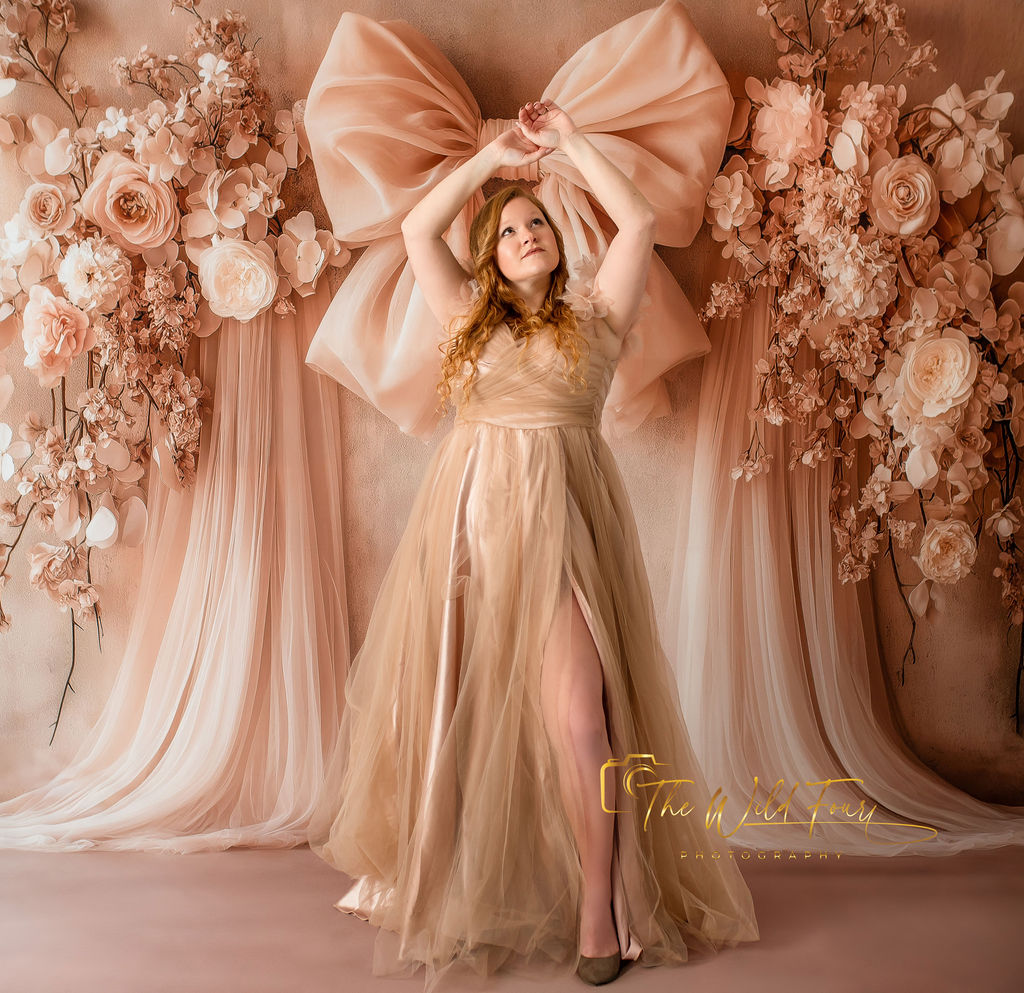 Soft Bow & Tulle - With Sweep Option