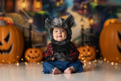 Spooky Town- With Lights - With Sweep Option