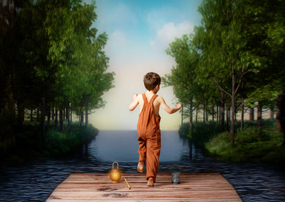 Spring at the Lake - With Sweep Option