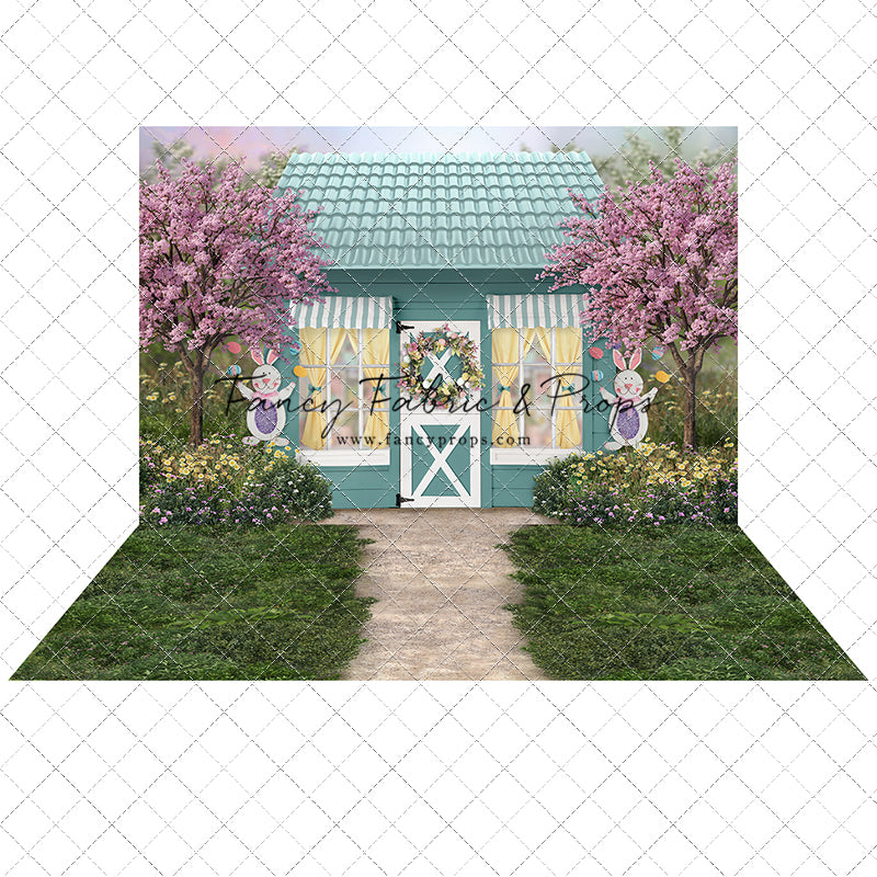 Spring in Bloom Bunny House 2pc Set