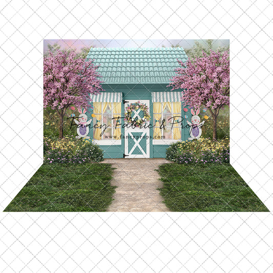 Spring in Bloom Bunny House 2pc Set