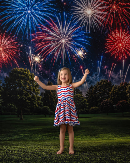 Stars, Stripes & Sparkles - With Sweep Option