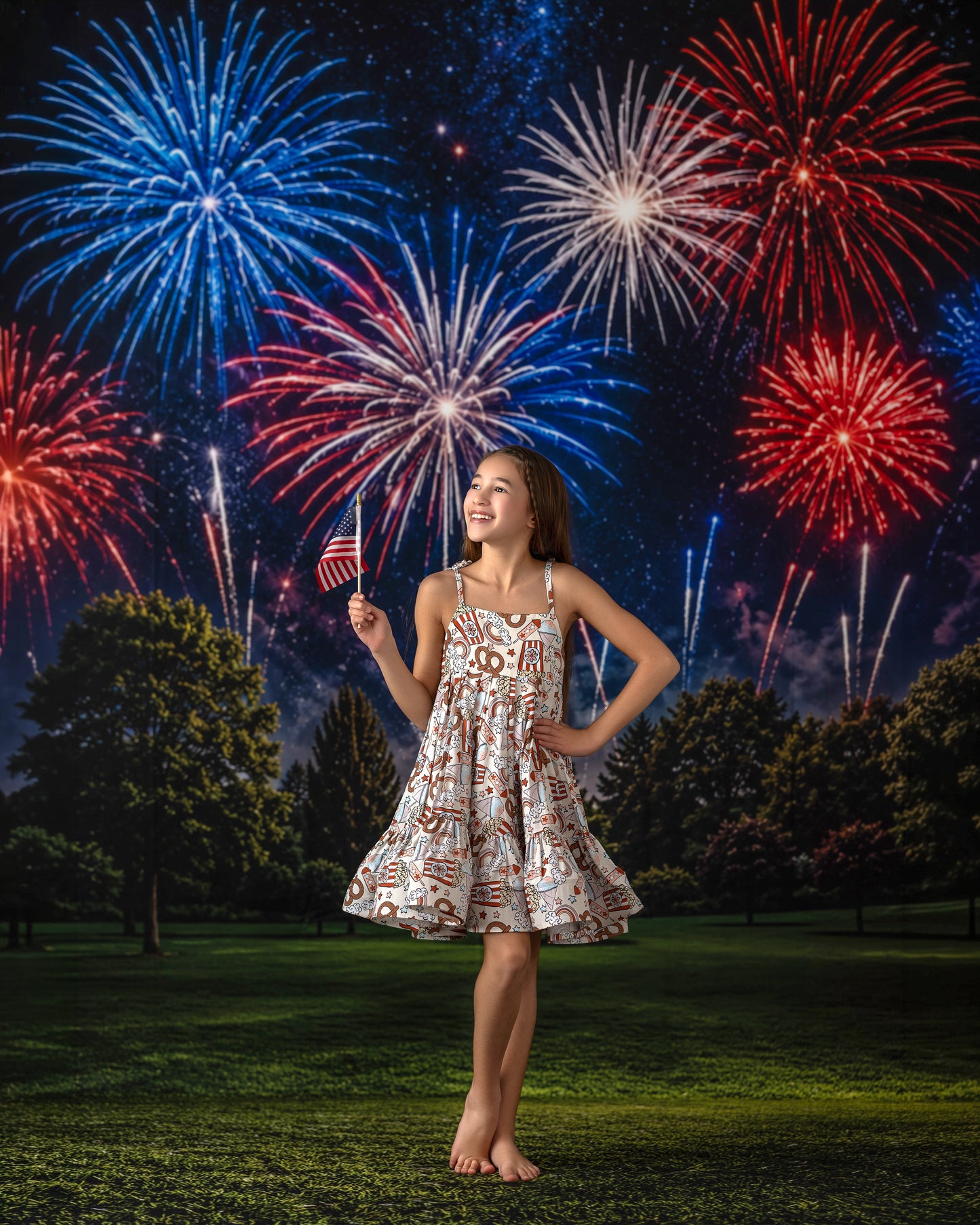 Stars, Stripes & Sparkles - With Sweep Option