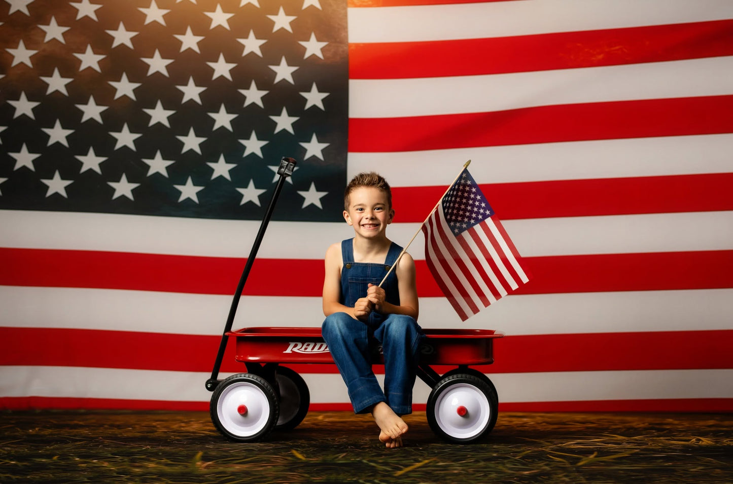 Stars & Stripes Sunset - With Sweep Option