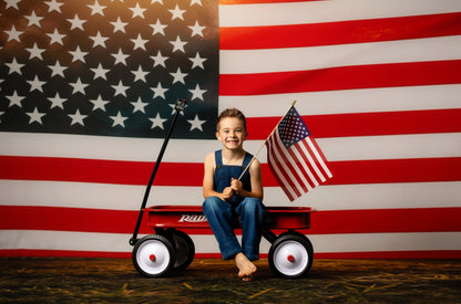 Stars & Stripes Sunset - With Sweep Option