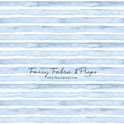 Blue Watercolor Stripes