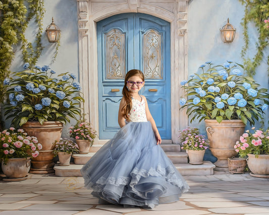 Summertime Patio - Blue Door - With Sweep Option