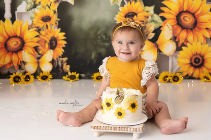 Sunny Flowers & Butterflies