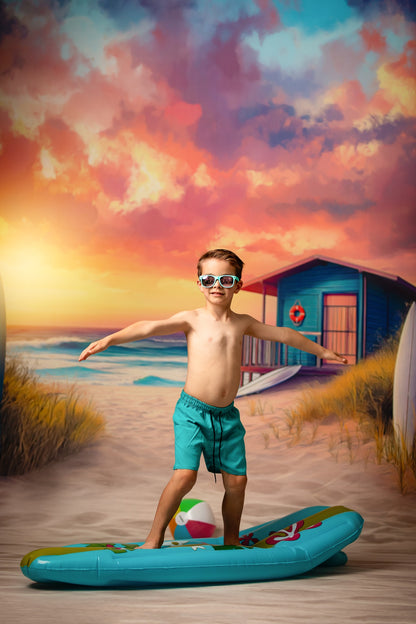 Sunset Surf Shack - With Sweep Option